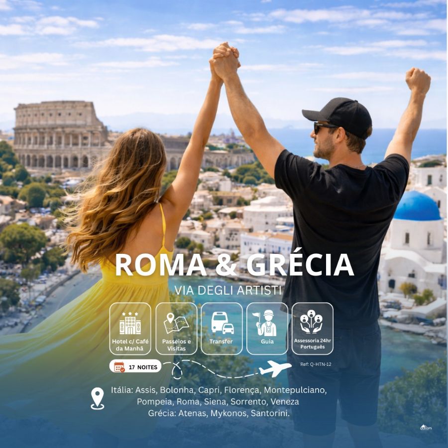 ROMA & GRÉCIA – VIA DEGLI ARTISTI   (Q-HTN-12)